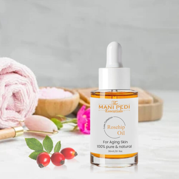 Rosehip Seed Oil,100% Pure Cold Pressed for Face Wrinkles, Nails, Fine Lines, Under Eye & Hair Growth All Skin Types - 30ML - Image 2