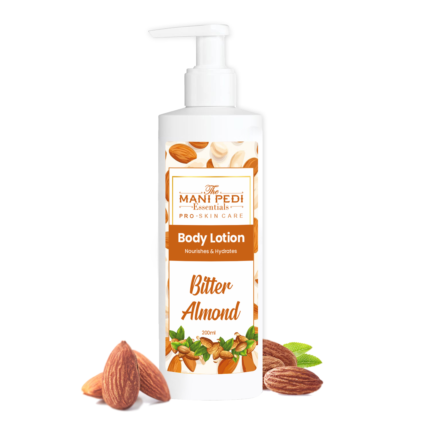 Almond Body Lotion Locks Deep Nourishment, Revitalize Skin Glow, With Goodness of Natural Ingredients, Non-Greasy – 200 ml