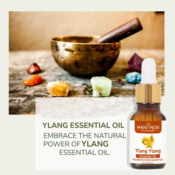 Ylang Ylang Essential Oil Pure & Natural Helps Strengthen Hair Roots & Control Hair Fall. Skin Moisture Helps Control Acne, Aromatherapy - 15ML - Image 4