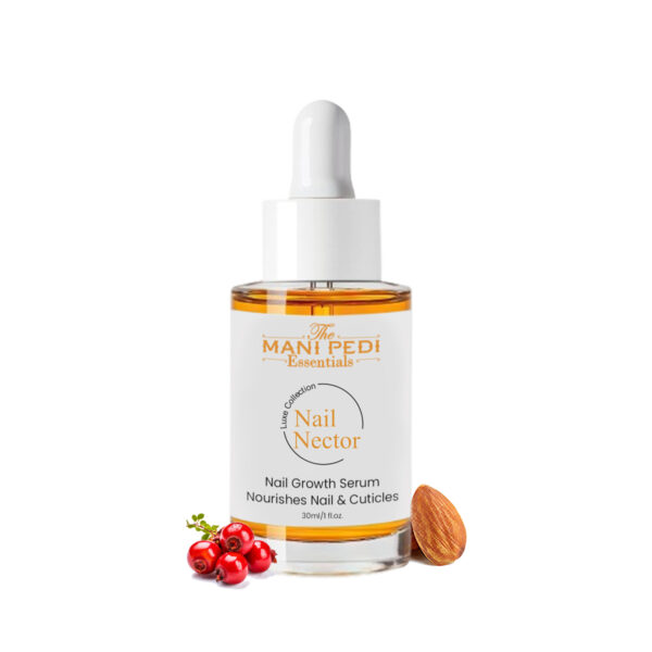 Nail Growth Serum. Natural blend of Rosehip, Jojoba, Almond & Rice Bran Oils. Promotes Stronger & Longer Nails with Nourished Cuticles - 30ML