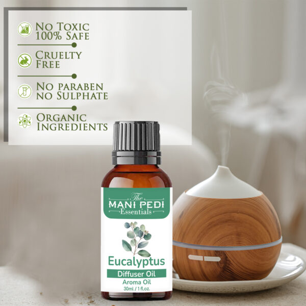 Eucalyptus Diffuser Oil | Strong & Long-Lasting Aroma Oil | Natural Homely Fragrance Diffuser Oil | diffuser essential oil - 30ml - Image 3