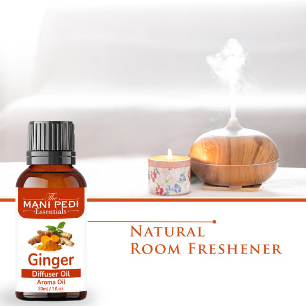 Ginger Diffuser Oil| Relax Massage Oil| Aromatherapy | Natural Air Purifier| Healthy Home Fragrance | Long-lasting Aroma - 30ml - Image 5