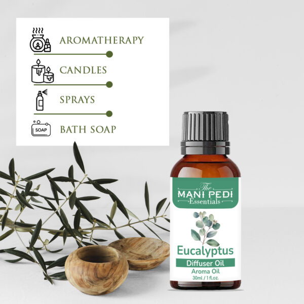 Eucalyptus Diffuser Oil | Strong & Long-Lasting Aroma Oil | Natural Homely Fragrance Diffuser Oil | diffuser essential oil - 30ml - Image 6