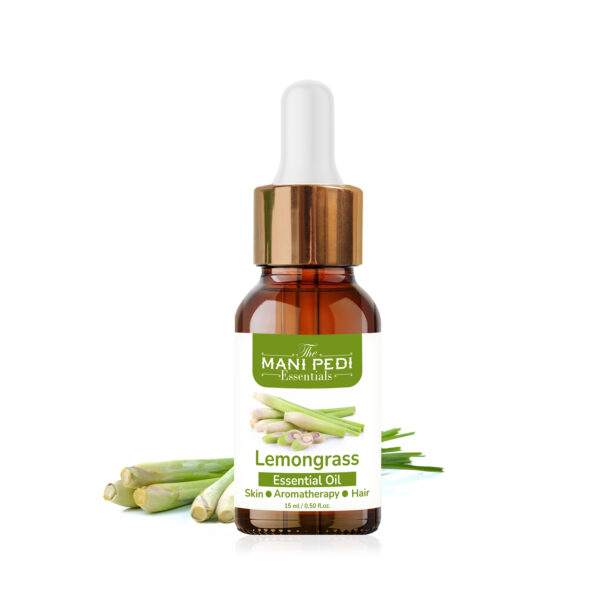 Lemongrass Essential Oil 100% Undiluted Pure And Natural Therapeutic Grade For Skin, Hair Care, Insect Repellant and Aromatherapy - 15ml