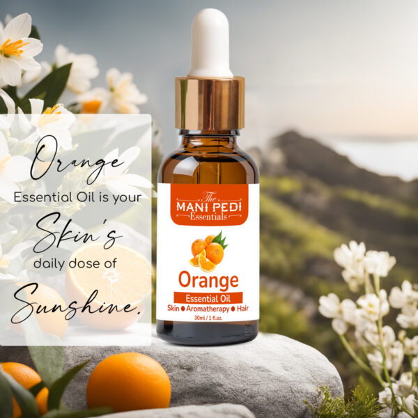 Orange Essential Oil-Therapeutic Grade | Hydrates Dry Skin, Acne Prone Skin, Hair Nourishment, Diffuser, Aromatherapy | Pure, Natural & Undiluted - 30ml - Image 2