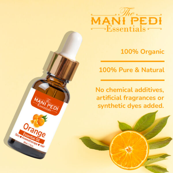 Orange Essential Oil-Therapeutic Grade | Hydrates Dry Skin, Acne Prone Skin, Hair Nourishment, Diffuser, Aromatherapy | Pure, Natural & Undiluted - 30ml - Image 3