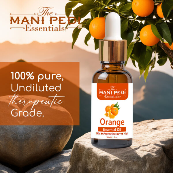 Orange Essential Oil-Therapeutic Grade | Hydrates Dry Skin, Acne Prone Skin, Hair Nourishment, Diffuser, Aromatherapy | Pure, Natural & Undiluted - 30ml - Image 5