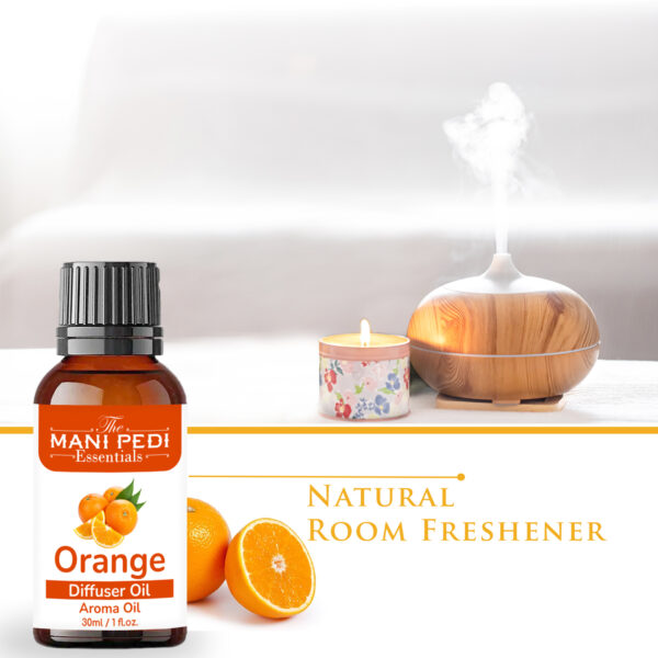 Orange Diffuser Oil | Helps stress Relief & Relaxation | Essential oil for air diffuser home fragrance | Aromatherapy Diffuser essential oil - 30ml - Image 5