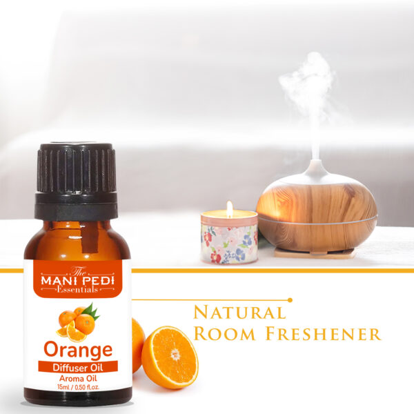 Orange Diffuser Oil | Helps stress Relief & Relaxation | Essential oil for air diffuser home fragrance | Aromatherapy Diffuser essential oil - 15ml - Image 5