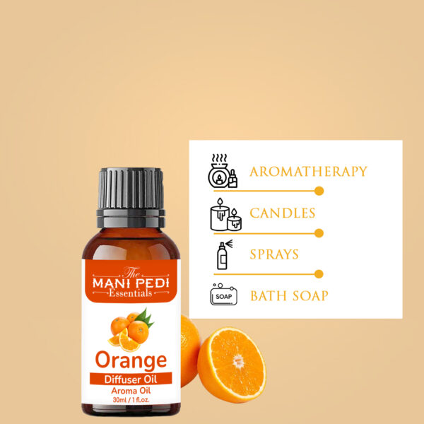 Orange Diffuser Oil | Helps stress Relief & Relaxation | Essential oil for air diffuser home fragrance | Aromatherapy Diffuser essential oil - 30ml - Image 6