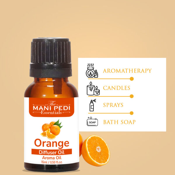 Orange Diffuser Oil | Helps stress Relief & Relaxation | Essential oil for air diffuser home fragrance | Aromatherapy Diffuser essential oil - 15ml - Image 6