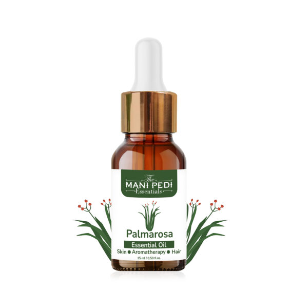 Palmarosa Essential Oil for Helps Skin Care and Aromatherapy - 15ml