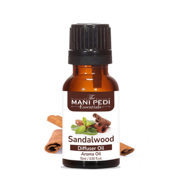 Sandalwood Diffuser Oil| Aromatherapy | Promotes Woody Homely Feel, Relaxation, Calmness & Better Sleep| Healthy Home Fragrance | Long-lasting Aroma - 15ML