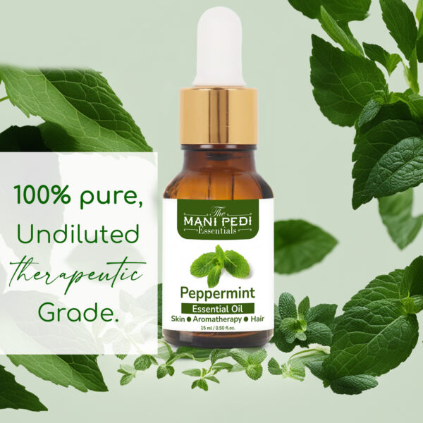 Peppermint Essential Oil For Refreshing & Invigorating Solution | Headaches, Digestive Issues and More naturaly - 15ml - Image 5