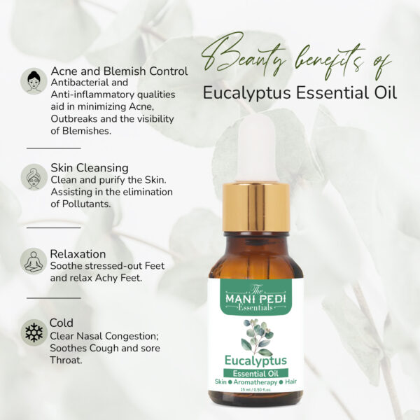 Eucalyptus Essential Oil pure & Natural for Helps Breathe Easier and Boost Your Immune System Naturally - 15ml - Image 7