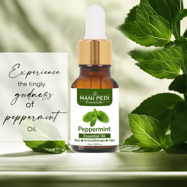 Peppermint Essential Oil For Refreshing & Invigorating Solution | Headaches, Digestive Issues and More naturaly - 15ml - Image 2