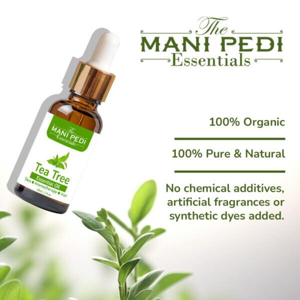 Tea Tree Oil for Skin, Hair, Face & Acne Care. 100% Pure & Natural Essential Oil - 30 ml - Image 2