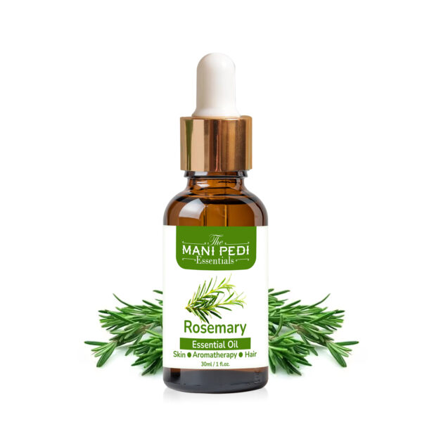 Rosemary Essential Oil. Helps in Hair Re-growth, Hair Fall Reduction & Dandruff. Nourishes Scalp, Stimulates Density & Volume. 100% Natural & Pure, Theraputic Grade - 30 ml