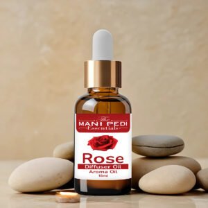 Rose Diffuser Oil| Aromatherapy | Calming Floral |Promotes Relaxation, Calmness & Better Sleep| Healthy Home Fragrance | Long-lasting Aroma - 15ML