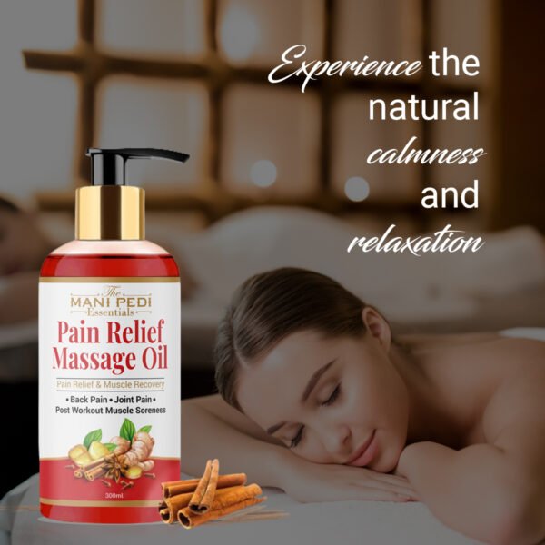 Pain Relief Massage Oil for Joint & Back Pain, Muscle Soreness & Post Workout Recovery. - Image 2