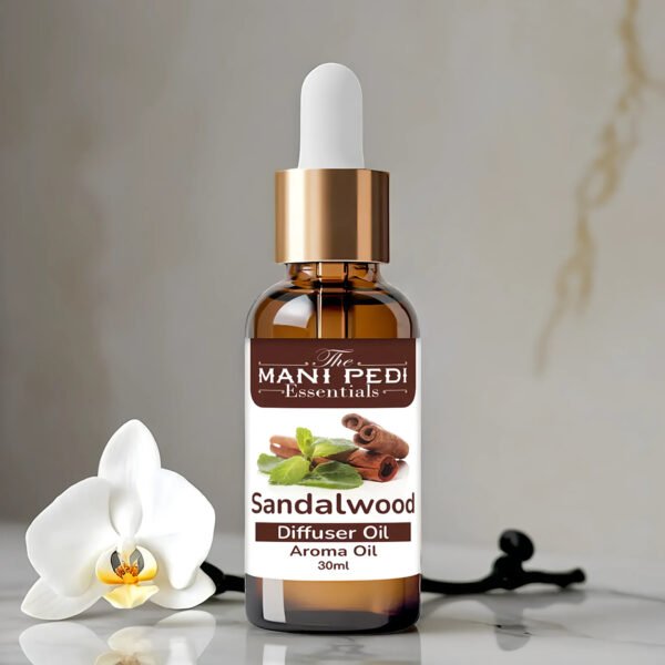 Sandalwood Diffuser Oil| Aromatherapy | Promotes Woody Homely Feel, Relaxation, Calmness & Better Sleep| Healthy Home Fragrance | Long-lasting Aroma - 30ml