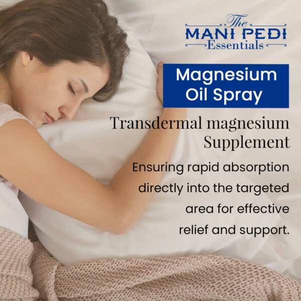 Magnesium Oil Spray Quick Absorbing Topical Magnesium supplement. Relieves Muscles & Joints, Promotes Better Sleep -200ml - Image 5