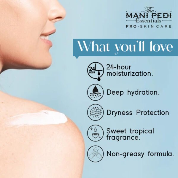 Mango & Coconut Body Lotion Locks Deep Nourishment, Revitalize Skin Glow - Image 3