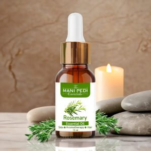 Rosemary Essential Oil. Helps in Hair Re-growth, Hair Fall Reduction & Dandruff. Nourishes Scalp, Stimulates Density & Volume. 100% Natural & Pure, Theraputic Grade - 15ml