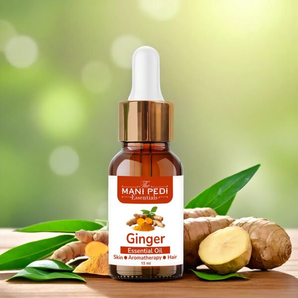 Ginger Essential Oil Therapeutic Grade for helps Fat Loss Oil, Belly Natural Drainage Relax Massage Oil & Waist Stay Perfect Shape - 15ml
