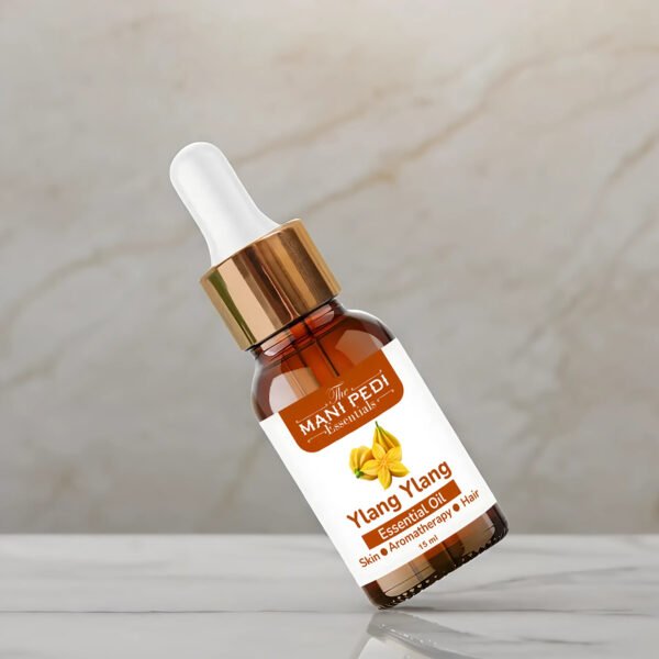 Ylang Ylang Essential Oil Pure & Natural Helps Strengthen Hair Roots & Control Hair Fall. Skin Moisture Helps Control Acne, Aromatherapy - 15ML
