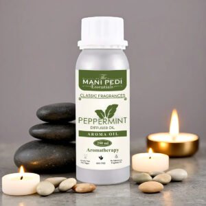 Peppermint Diffuser Oil| Aromatherapy | Natural Air Purifier| Promotes Meditation & Concentration| Healthy Home Fragrance | Long-lasting Aroma - 250ml