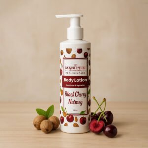 Black Cherry & Nutmeg Body Lotion Locks Deep Nourishment, Revitalize Skin Glow
