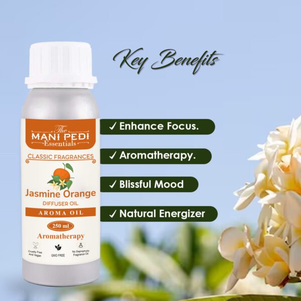Orange Diffuser Oil| Aromatherapy | Natural Air Purifier| Promotes Relaxation, Calmness & Better Sleep| Healthy Home Fragrance | Long-lasting Aroma - 250ml - Image 2
