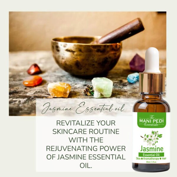 Jasmine Essential Oil for Helps Hair Growth, Bathing, Pooja, Diffuser, Home Fragrance & Soap Making | Used Aroma Therapy, Stress Relief & Relaxation - 30ML - Image 3
