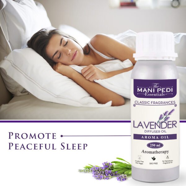 Lavender Diffuser Oil| Aromatherapy | Floral Fragrance Promotes Relaxation, Calmness & Better Sleep| Healthy Home Fragrance | Long-lasting Aroma - 250ml - Image 4