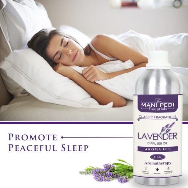 Lavender Diffuser Oil with Long-lasting Aroma. Floral, Herbal Fragrance Promotes Relaxation, Calmness & Better Sleep. Ideal for Aromatherapy, Diffusers & Air Purifiers - 1 Liter (1000 ml) - Image 2