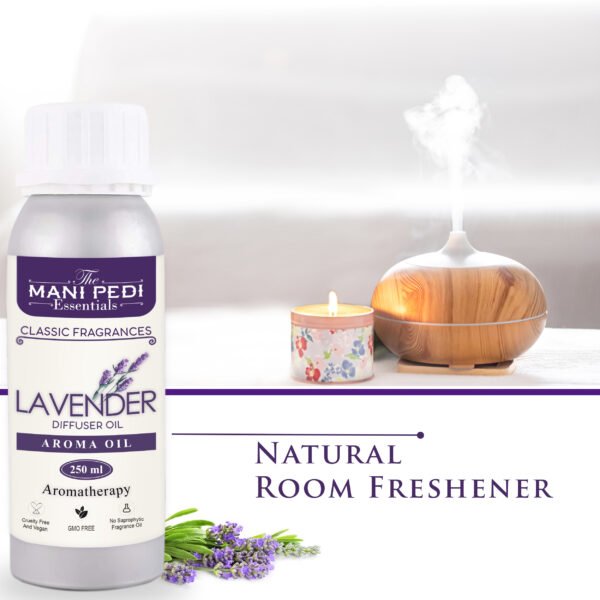 Lavender Diffuser Oil| Aromatherapy | Floral Fragrance Promotes Relaxation, Calmness & Better Sleep| Healthy Home Fragrance | Long-lasting Aroma - 250ml - Image 5