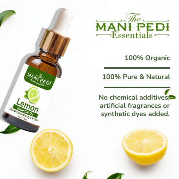 Lemon Essential Oil for Brighter Skin and a Clean, Refreshing Home The Natural Solution - 30ml - Image 5