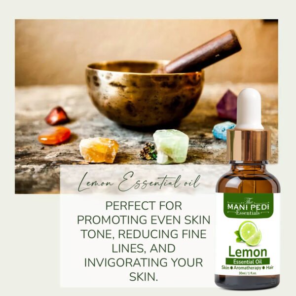 Lemon Essential Oil for Brighter Skin and a Clean, Refreshing Home The Natural Solution - 30ml - Image 6