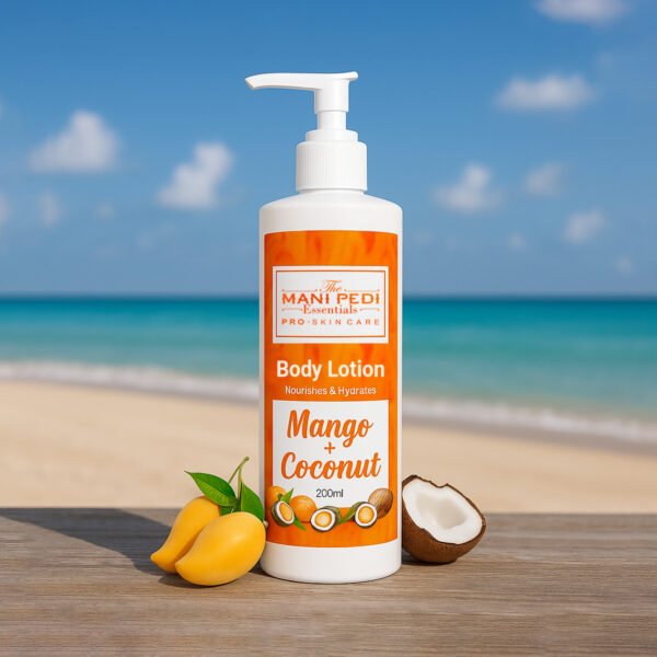 Mango & Coconut Body Lotion Locks Deep Nourishment, Revitalize Skin Glow