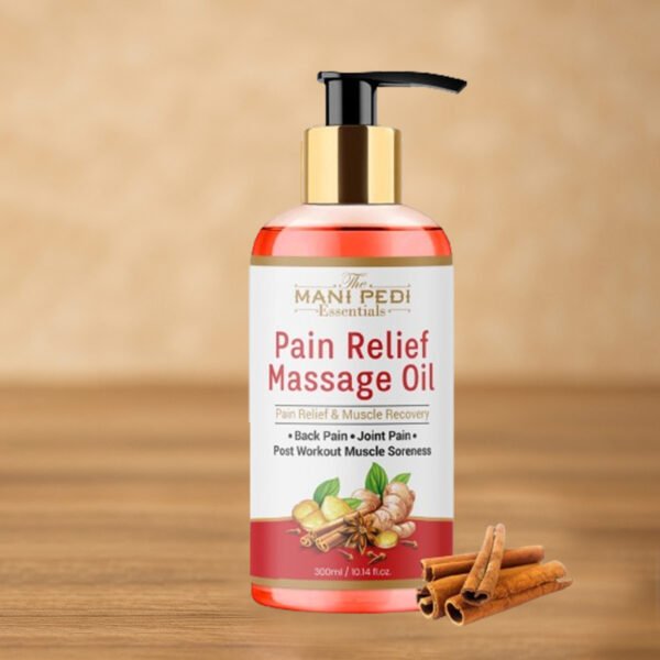 Pain Relief Massage Oil for Joint & Back Pain, Muscle Soreness & Post Workout Recovery.