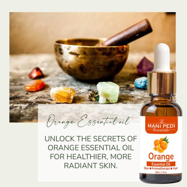 Orange Essential Oil-Therapeutic Grade | Hydrates Dry Skin, Acne Prone Skin, Hair Nourishment, Diffuser, Aromatherapy | Pure, Natural & Undiluted - 30ml - Image 4