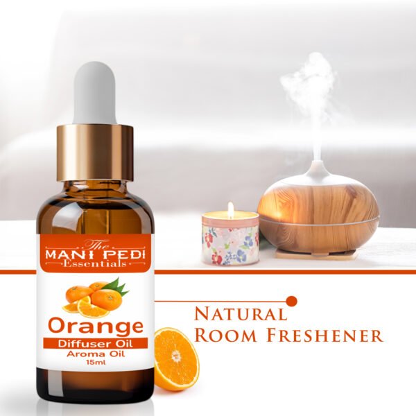Orange Diffuser Oil | Helps stress Relief & Relaxation | Essential oil for air diffuser home fragrance | Aromatherapy Diffuser essential oil - 15ml - Image 5
