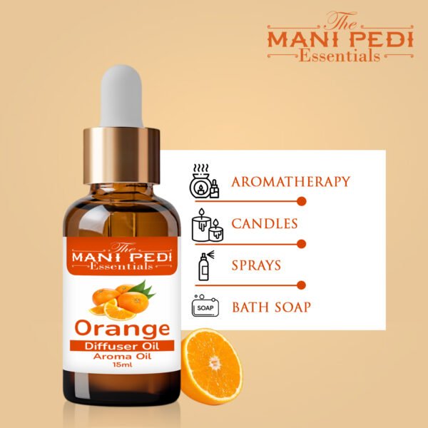 Orange Diffuser Oil | Helps stress Relief & Relaxation | Essential oil for air diffuser home fragrance | Aromatherapy Diffuser essential oil - 15ml - Image 6
