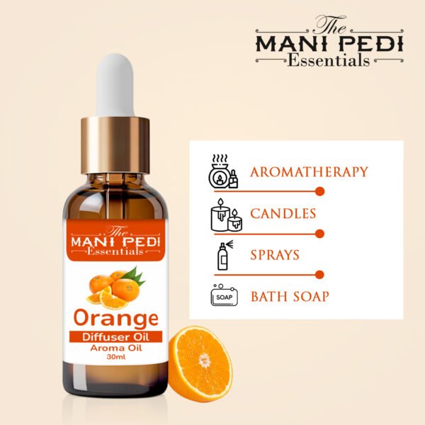 Orange Diffuser Oil | Helps stress Relief & Relaxation | Essential oil for air diffuser home fragrance | Aromatherapy Diffuser essential oil - 30ml - Image 6