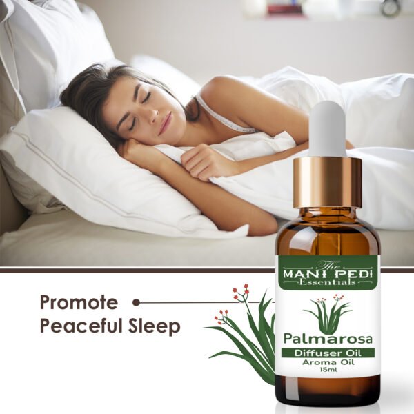 Palmarosa Diffuser Oil | Strong & Long-Lasting Aroma Oil | Aroma Oil for Home Fragrance | diffuser Oil Pure & Undiluted - 15ml - Image 4