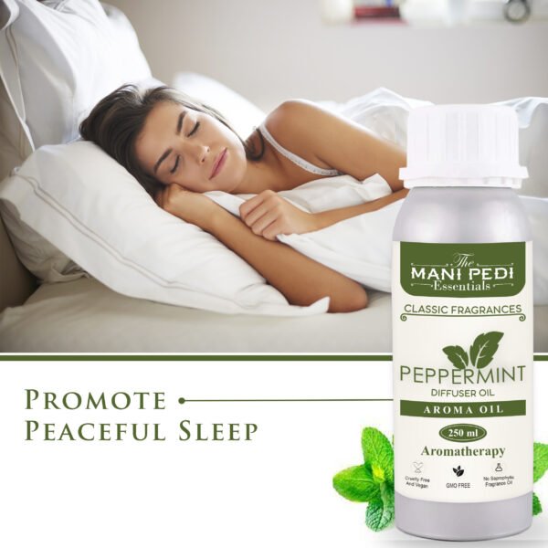 Peppermint Diffuser Oil| Aromatherapy | Natural Air Purifier| Promotes Meditation & Concentration| Healthy Home Fragrance | Long-lasting Aroma - 250ml - Image 4
