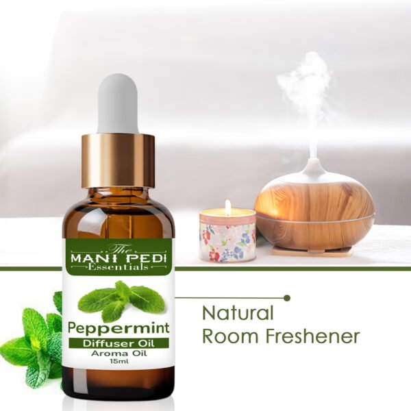 Peppermint Diffuser Oil | Aroma Diffuser Oil For Home, Office, Spa, Hotel Fragrance Diffuser Oil | Pure Diffuser Essential Oil - 15ml - Image 5