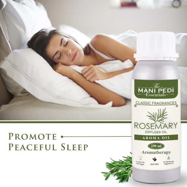Rosemary Diffuser Oil| Aromatherapy | Herbal Fragrance Promotes Relaxation, Calmness & Better Sleep| Healthy Home Fragrance | Long-lasting Aroma - 250ml - Image 4