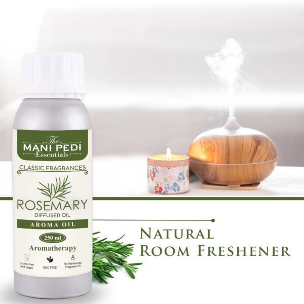 Rosemary Diffuser Oil| Aromatherapy | Herbal Fragrance Promotes Relaxation, Calmness & Better Sleep| Healthy Home Fragrance | Long-lasting Aroma - 250ml - Image 5